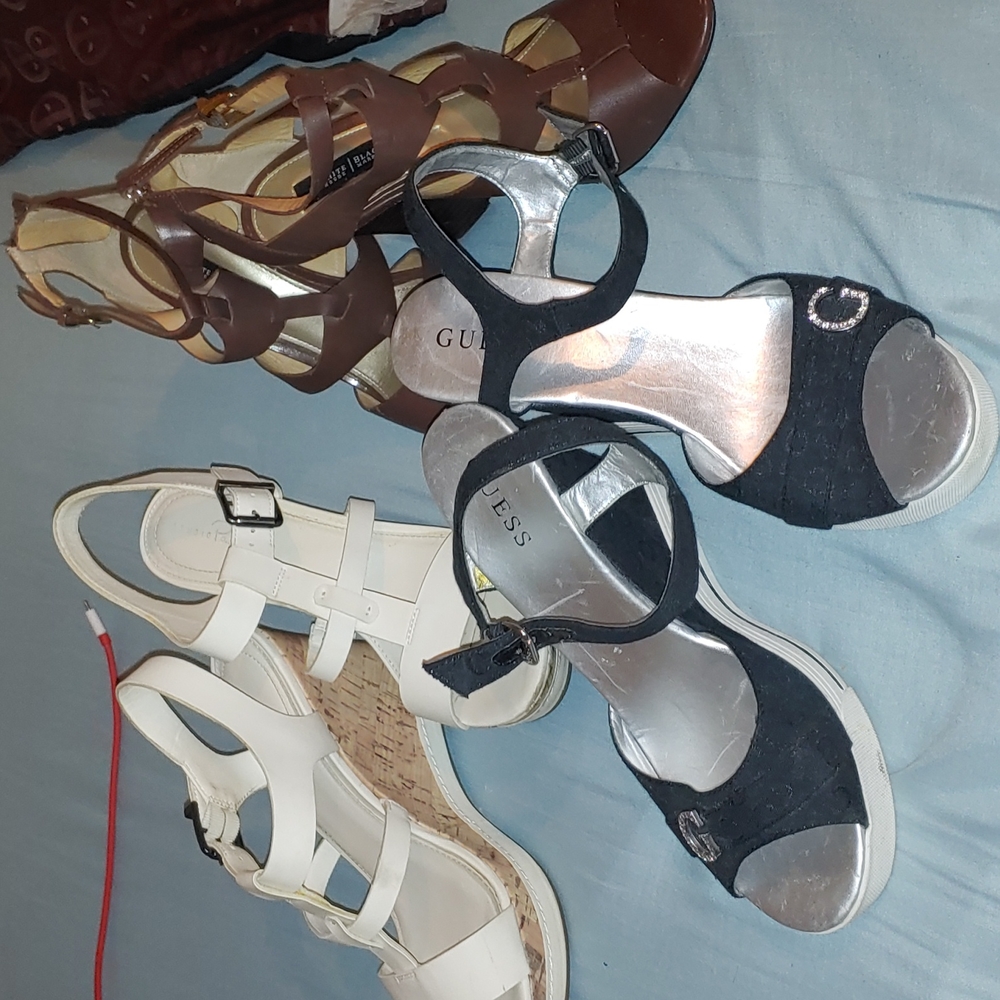 3 pair of heels for the price of one for $6